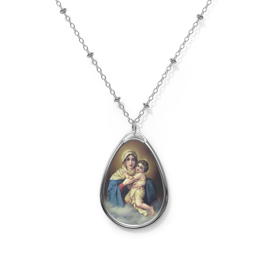 Oval Necklace — Pendant for Christian Gifts