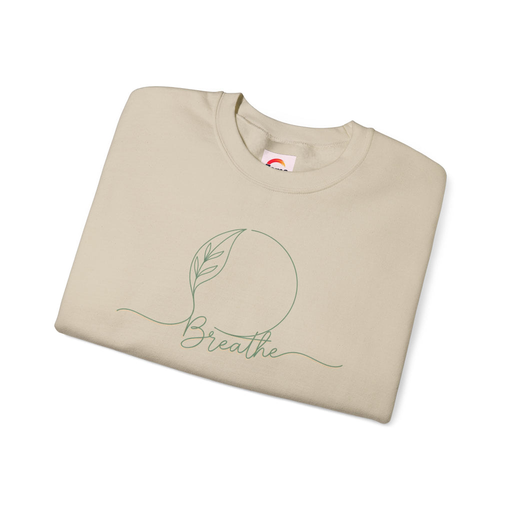 Breathe moon line sweatshirt | nature symbols, minimal forest vibe