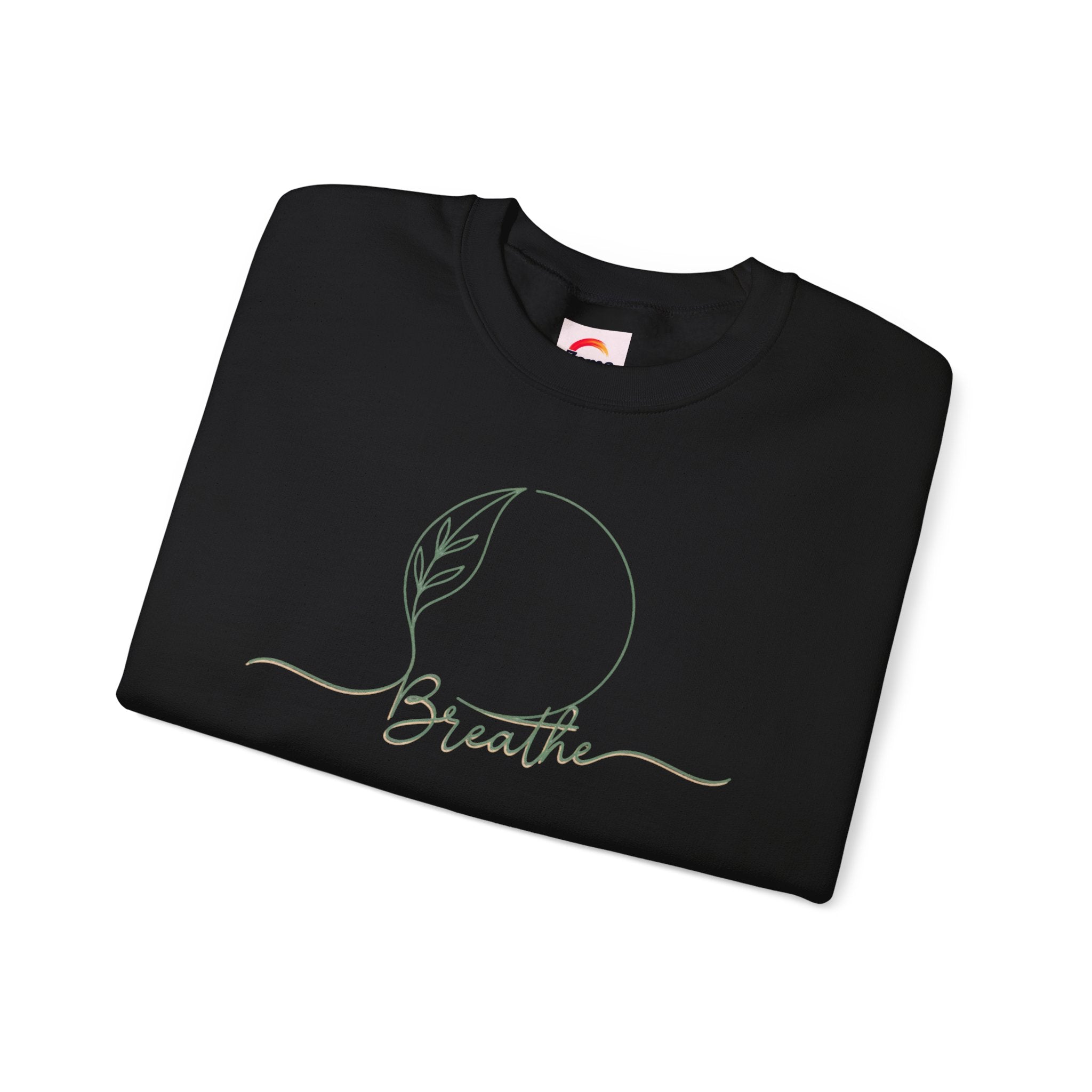 Breathe moon line sweatshirt | nature symbols, minimal forest vibe