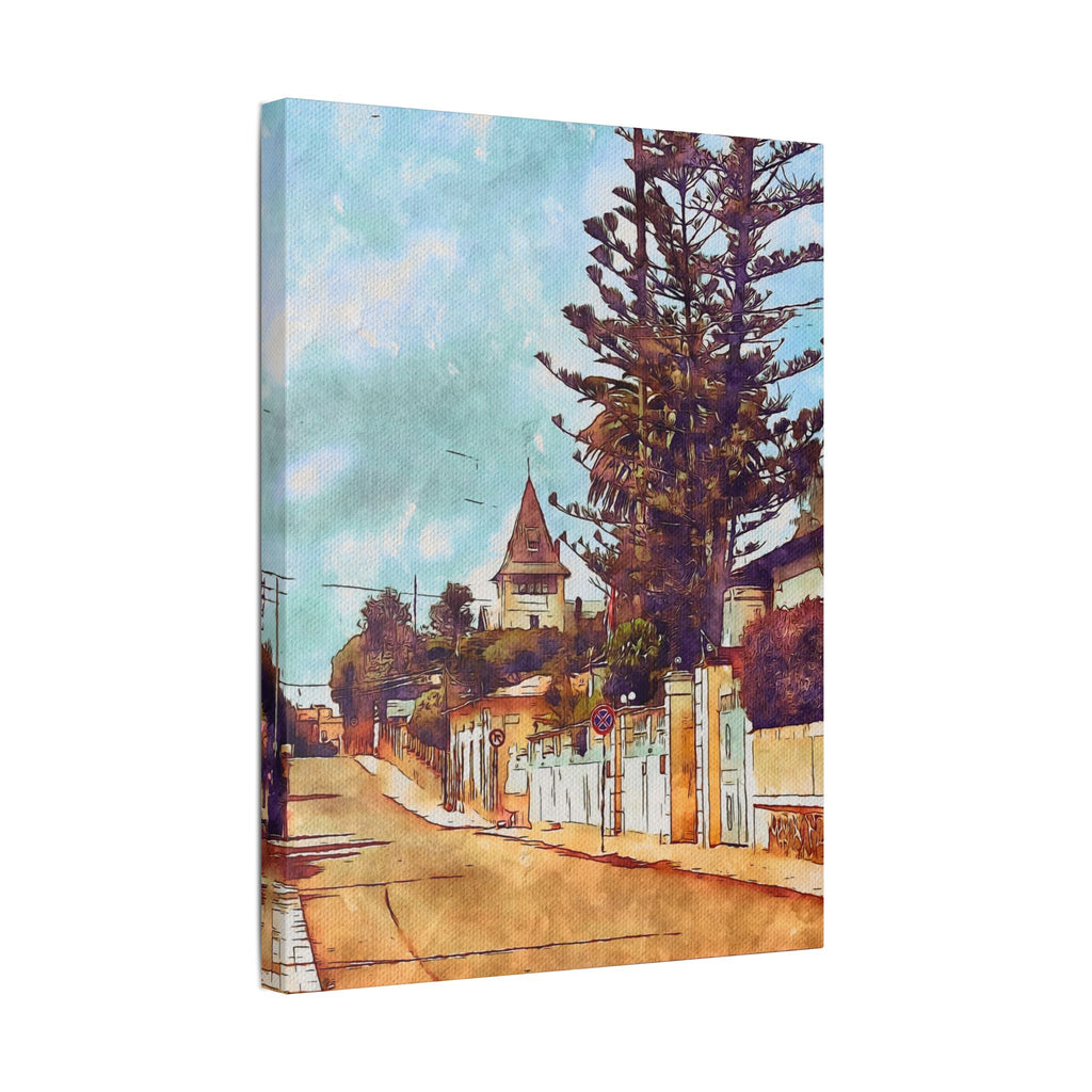 Asmara Street Scene Canvas | Classic Stretched Wall Art