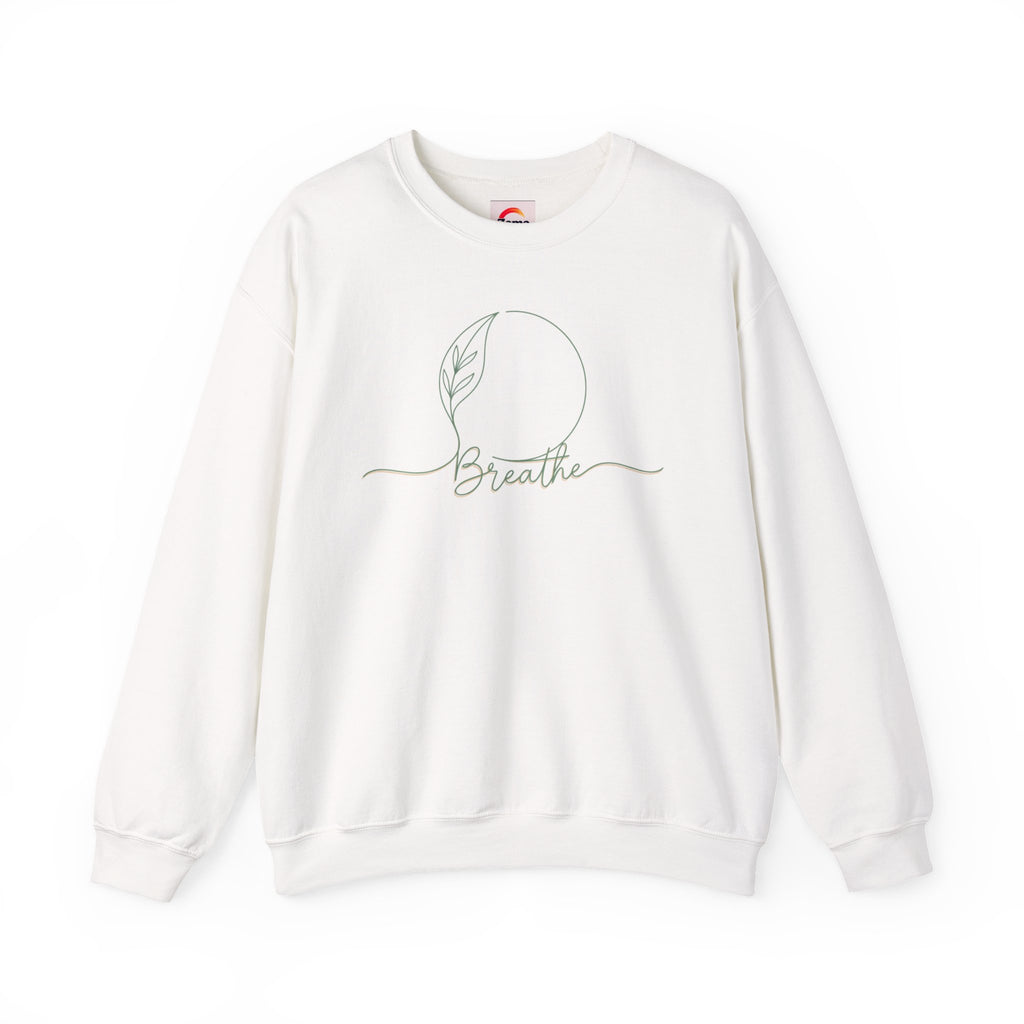 Breathe moon line sweatshirt | nature symbols, minimal forest vibe