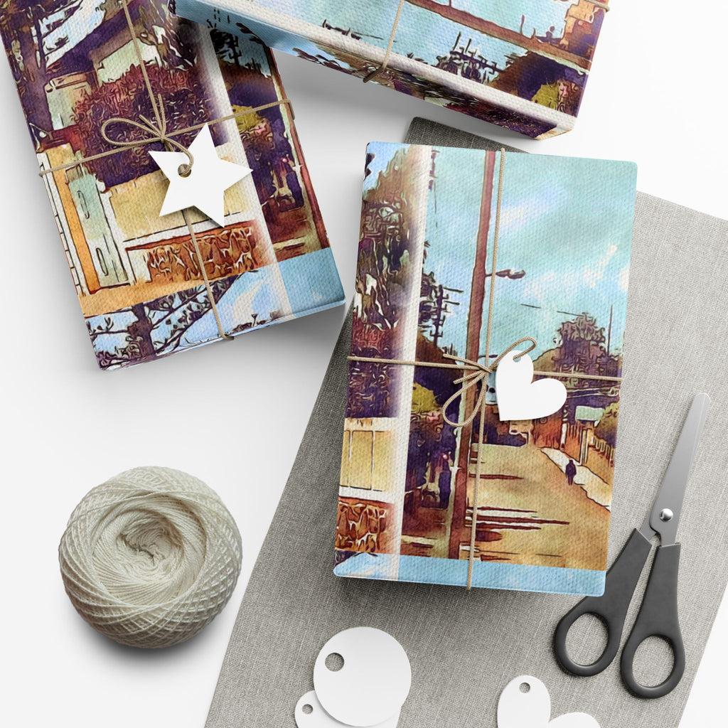 Gift Wrap Paper — Colorful Asmara Roll 29 x 144
