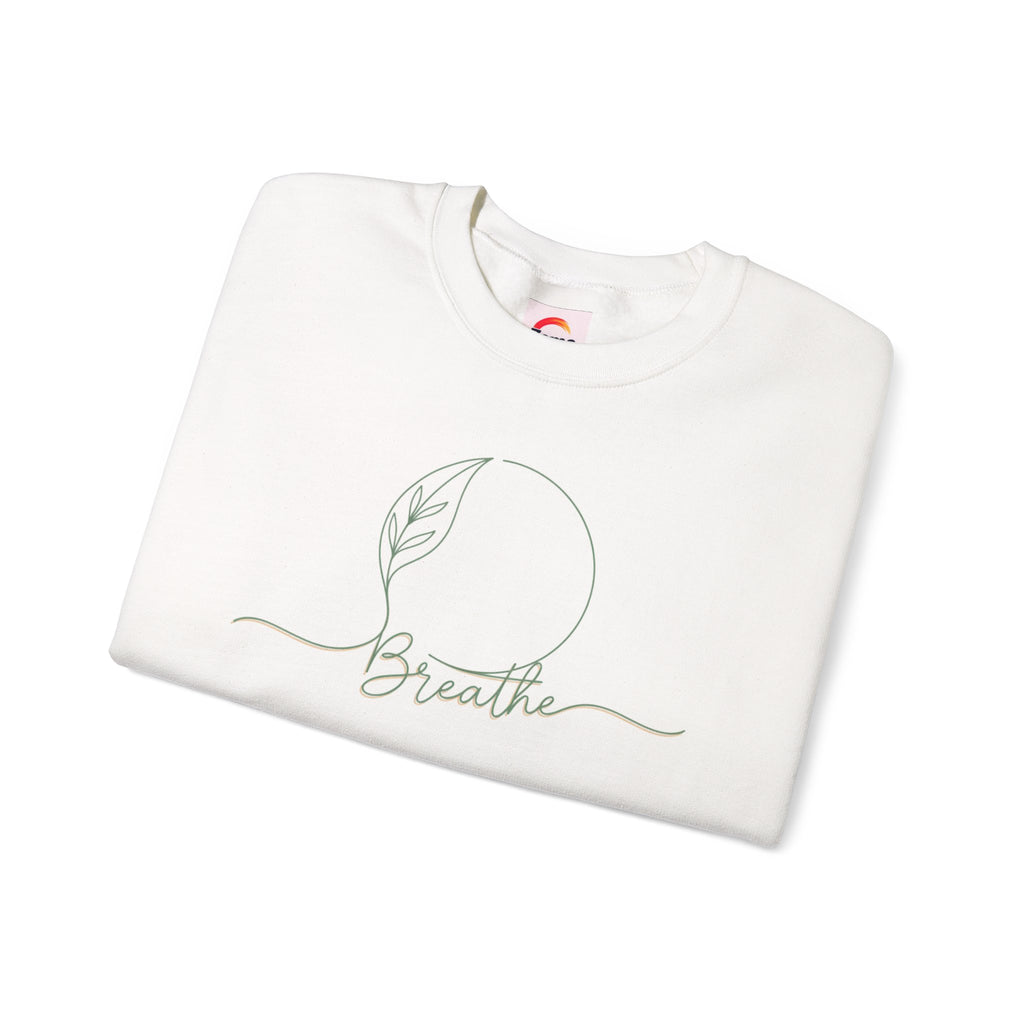 Breathe moon line sweatshirt | nature symbols, minimal forest vibe