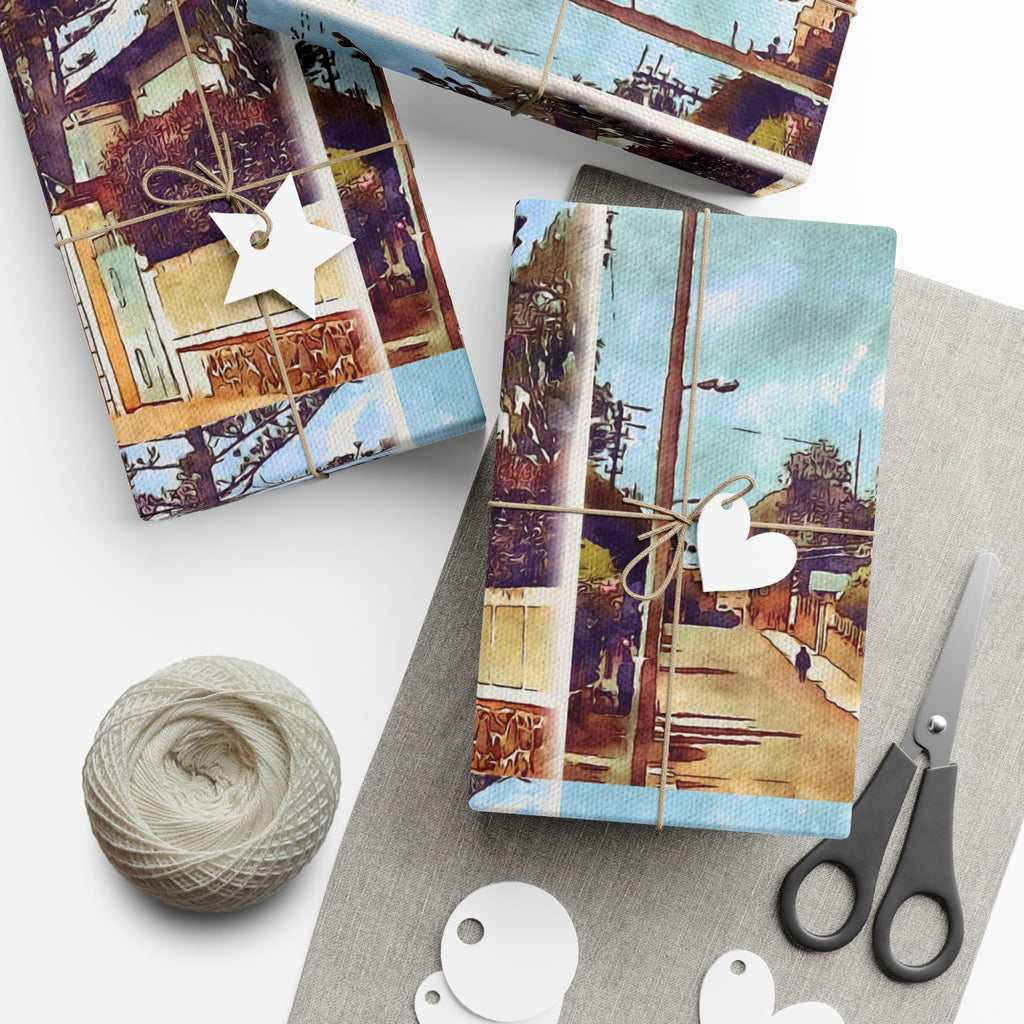 Gift Wrap Paper — Colorful Asmara Roll 29 x 144
