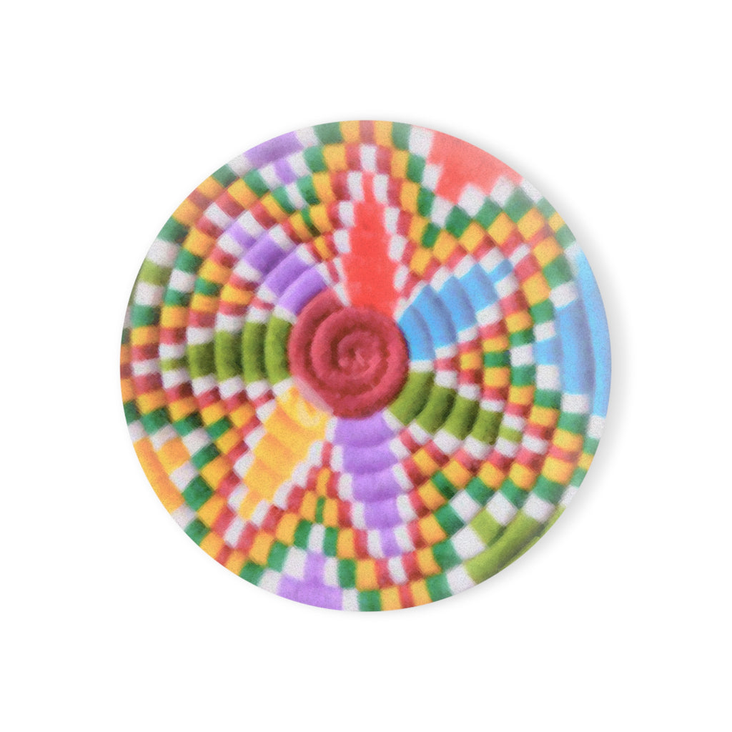 Cork-Back Coaster — Cultural Pattern Drink Coaster