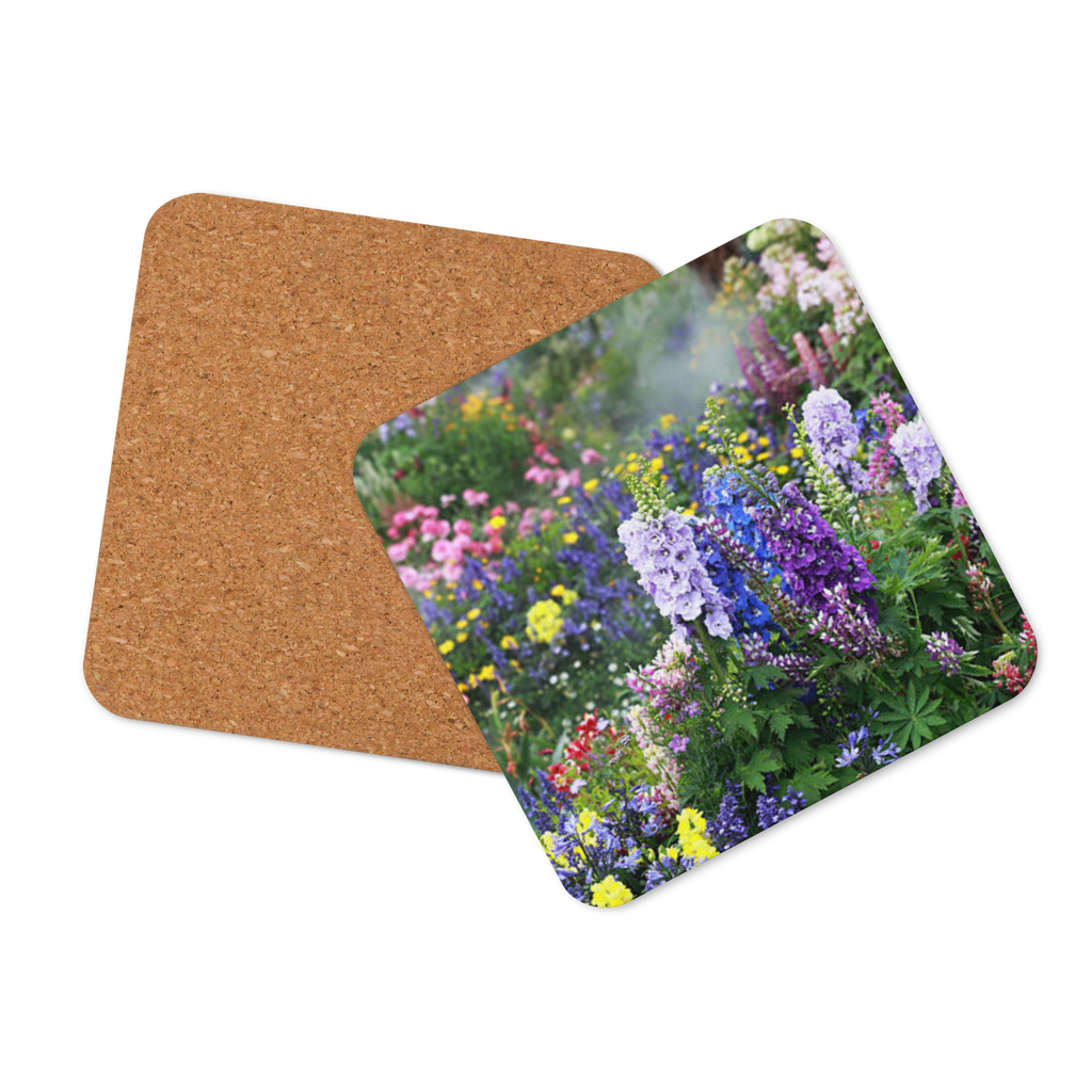 Cork-back coaster