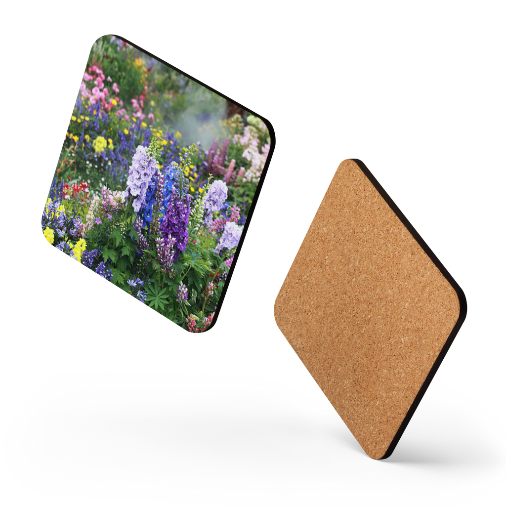 Cork-back coaster