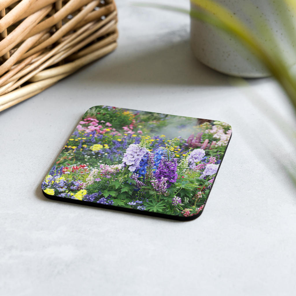 Cork-back coaster