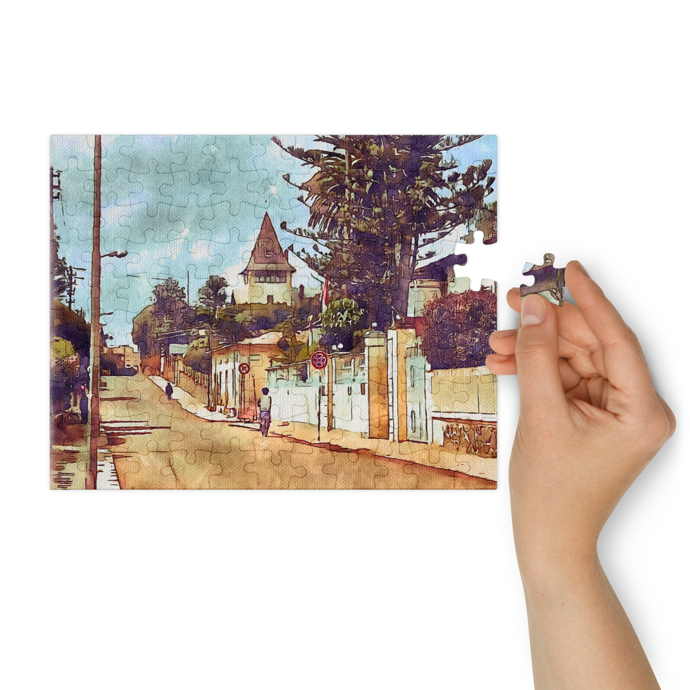 Jigsaw puzzle with tin - Asmara