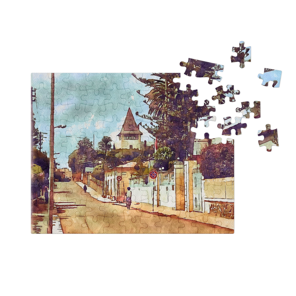 Jigsaw puzzle with tin - Asmara