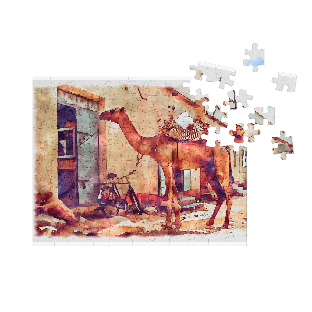 Jigsaw puzzle with tin ገመለይ