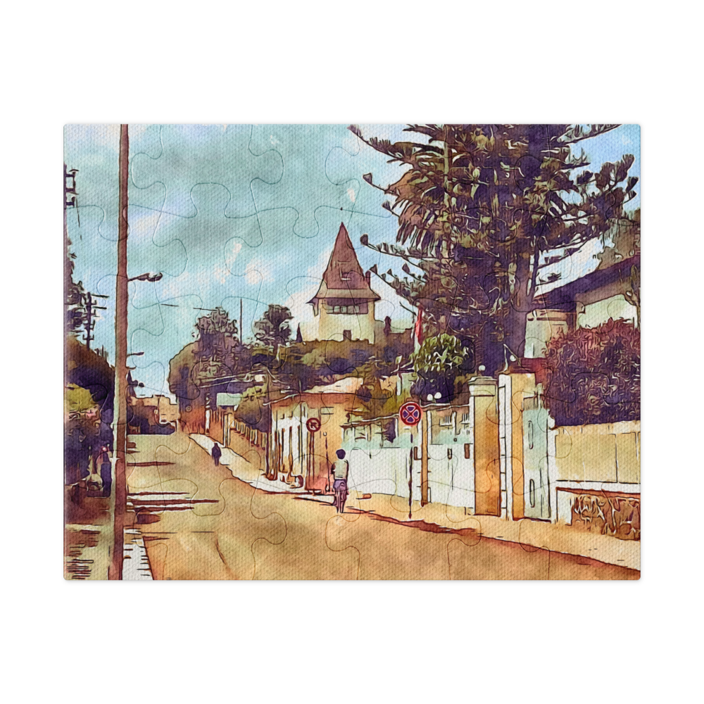 Jigsaw puzzle with tin - Asmara